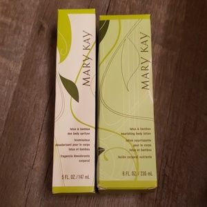 Body spritzer and body lotion